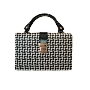 Houndstooth Jewlery Travel Bag